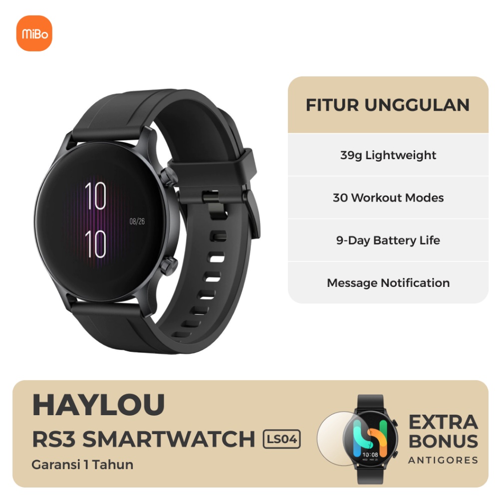 KODE B39V Haylou RS3 LS4 Smartwatch Amoled GPS SpO2 5 ATM