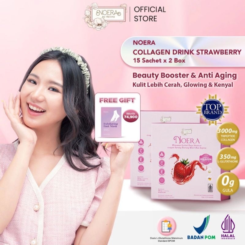 Noera Collagen Drink | Minuman Pemutih Kulit BPOM Noera Drink Collagen