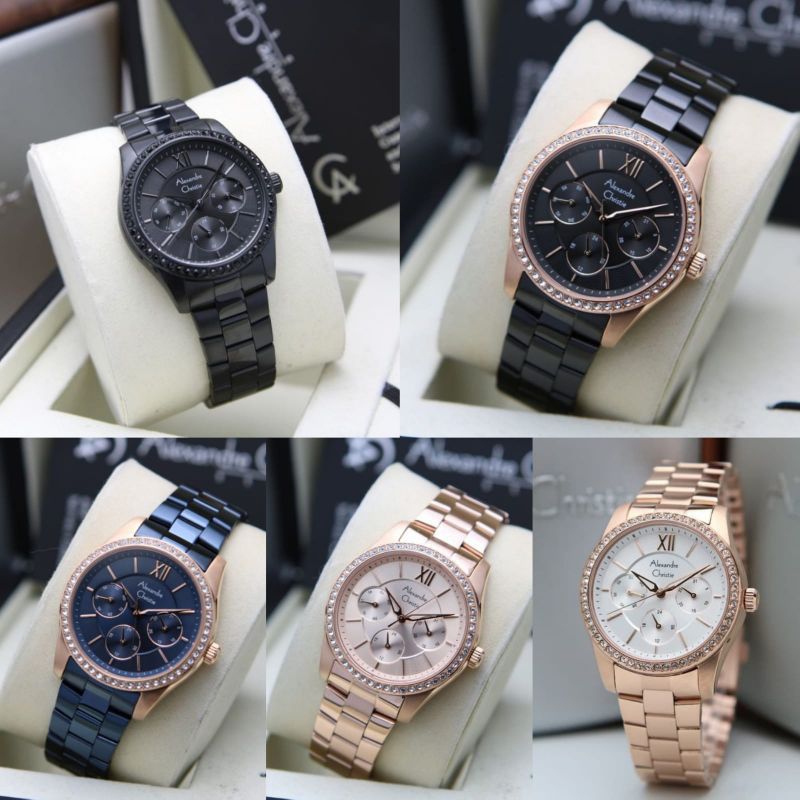 jam tangan wanita Alexander Christie AC 2827 original garansi resmi 1 tahun