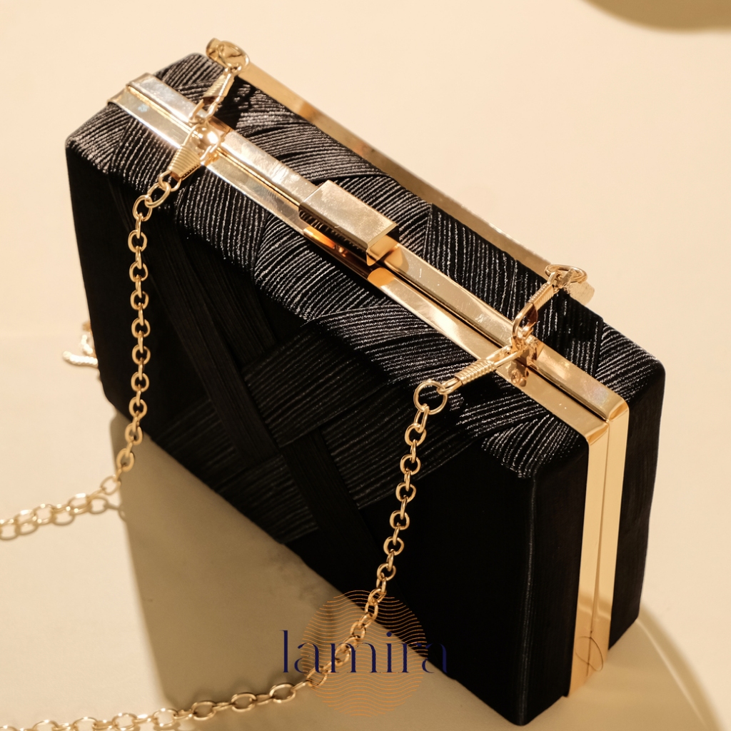 Tas Pesta Wanita A9-3 Import Hadiah Sangjit Seserahan Glitter Mewah HandBag Pouch Jinjing Party Bag 