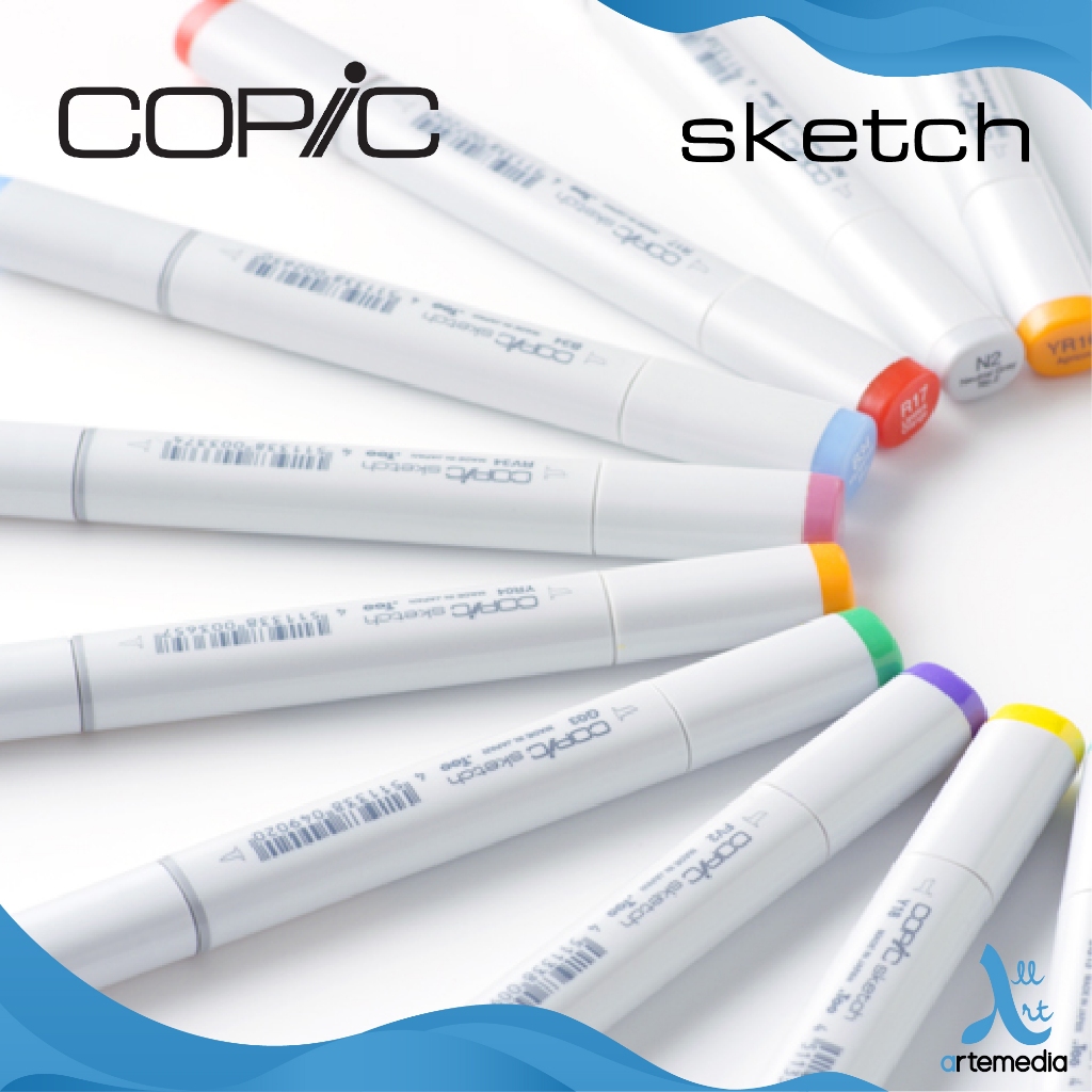 

H7Y Copic Sketch Graphic Marker Alcohol Based Dye Ink Refillable Satuan