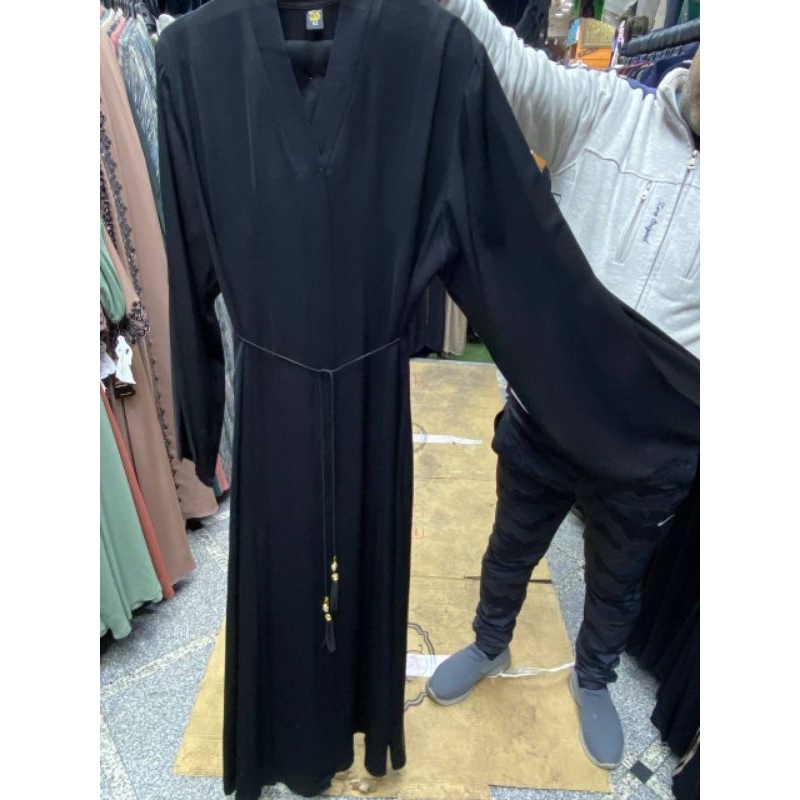 ABAYA MESIR,ABAYA KEKINIAN,ABAYA ELEGAN, FREE PASHMINA, TIDAK MENERAWANG, ABAYA REMAJA MESIR,02