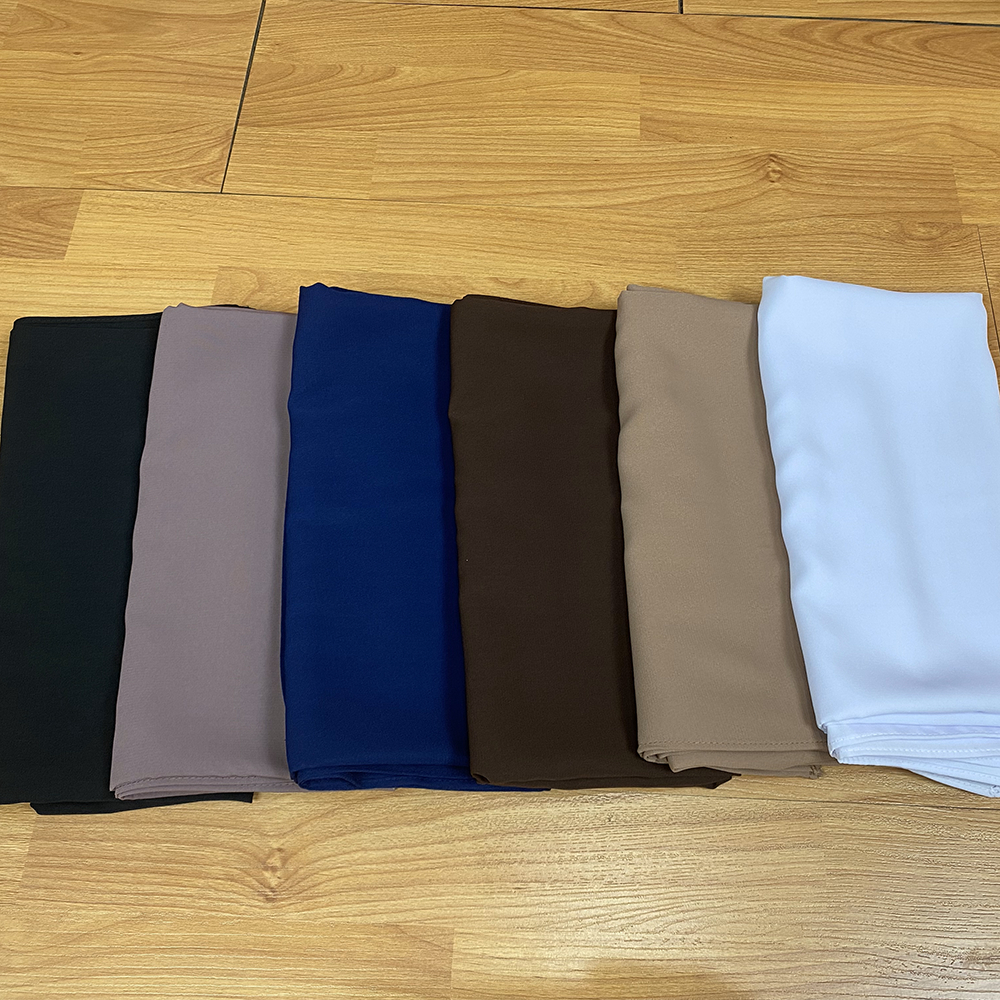 Jilbab Kerudung Segi Empat Syari POLOS JUMBO Hijab Syar'i Wolfis Premium Tebal Murah by KaRINA