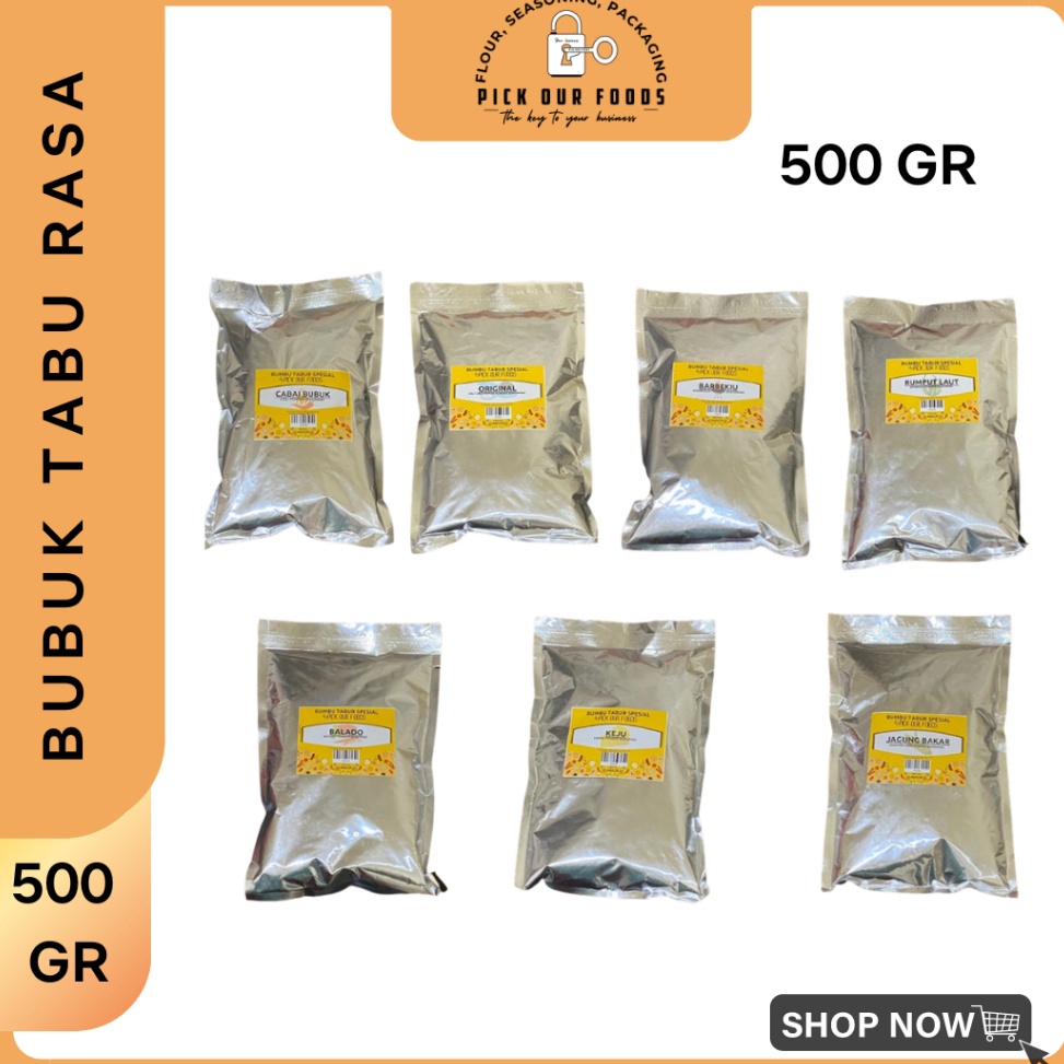 

PROMO ALE Bubuk Tabur Pedas Seaweed Salt Papper Balado BBQ Jagung Bakar Keju 5 Gram