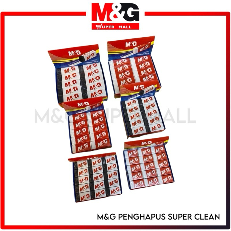 

M&G Super Clean Eraser / M&G Penghapus Super Clean Besar Sedang Kecil