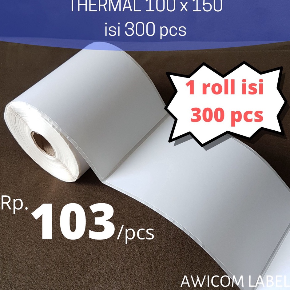 

99 BRANDS FESTIVAL 1 x 15 Thermal Label Barcode 1x15 Direct isi 25 pcs ukuran A6