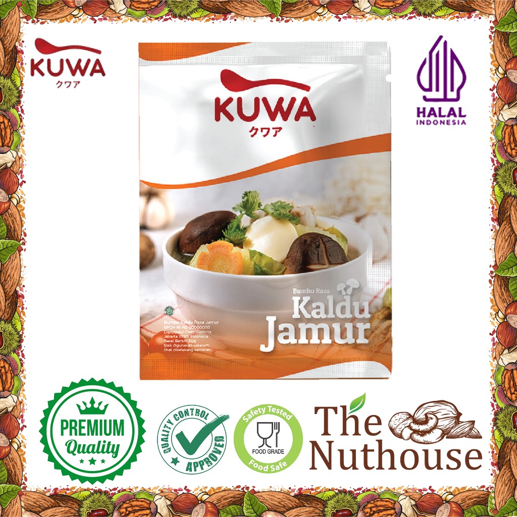 

KUWA Mushroom Broth Seasoning / Bumbu Kaldu Jamur 80gr [HALAL]