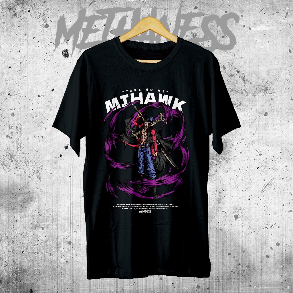 Kaos Anime One Piece  Dracule Mihawk / Taka No Me Dracule MIHAWK