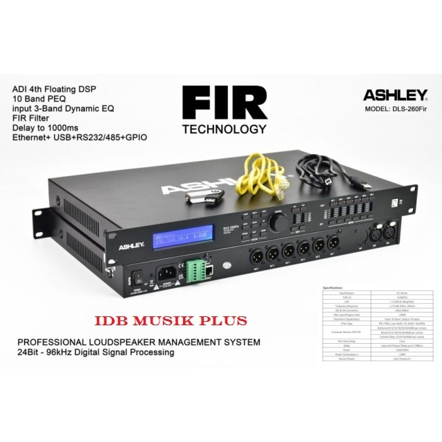 Speaker Management Ashley DLS260Fir DLS 260Fir 2 input 6 Output