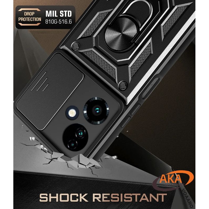 OPPO A79 | A76 | A52 | A53 | A54 | A55 | A92 CASE HYBRID ARMOR DEFENCE SLIDE CAMERA PROTECTOR SHOCKP