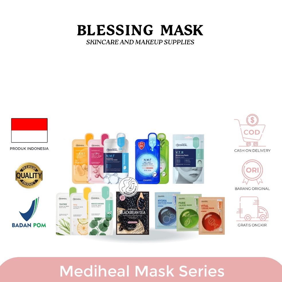 11 HARGA GROSIR MEDIHEAL MASK ALL SERIES  SHEET MASK  MASKER WAJAH