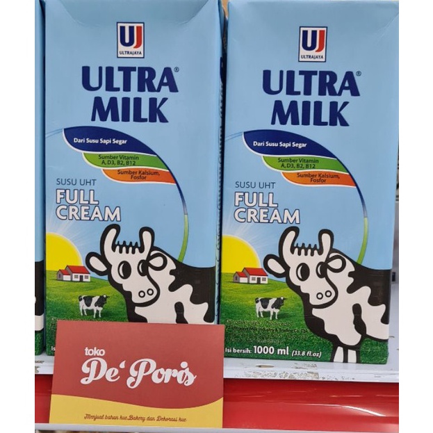 

VIRAL Susu Ultra Milk 1liter Fullcream
