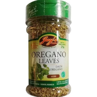 

READY STOK Jays Kitchen Oregano Leaves Daun Oregano 25gr