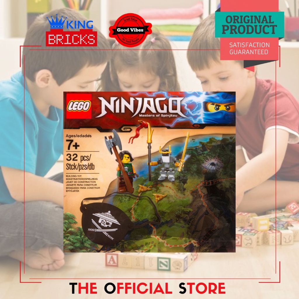 LEGO Original POLYBAG 5004391 Sky Pirates Battle - Mainan Anak Laki Cowok Ninjago Ninja Robot