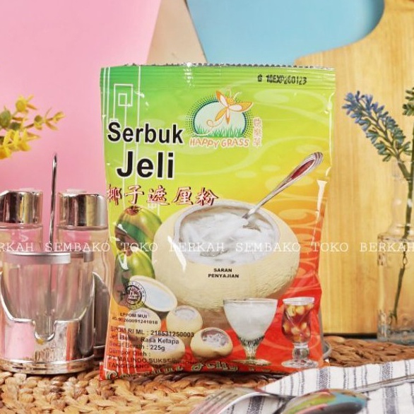 

PROMO ALE Serbuk Jeli Kelapa Happy Grass 225gr Coconut Jelly Powder