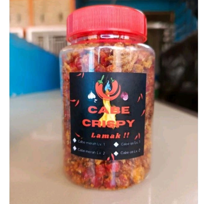 

Cabe Crispy Merah Ori toples 140gr