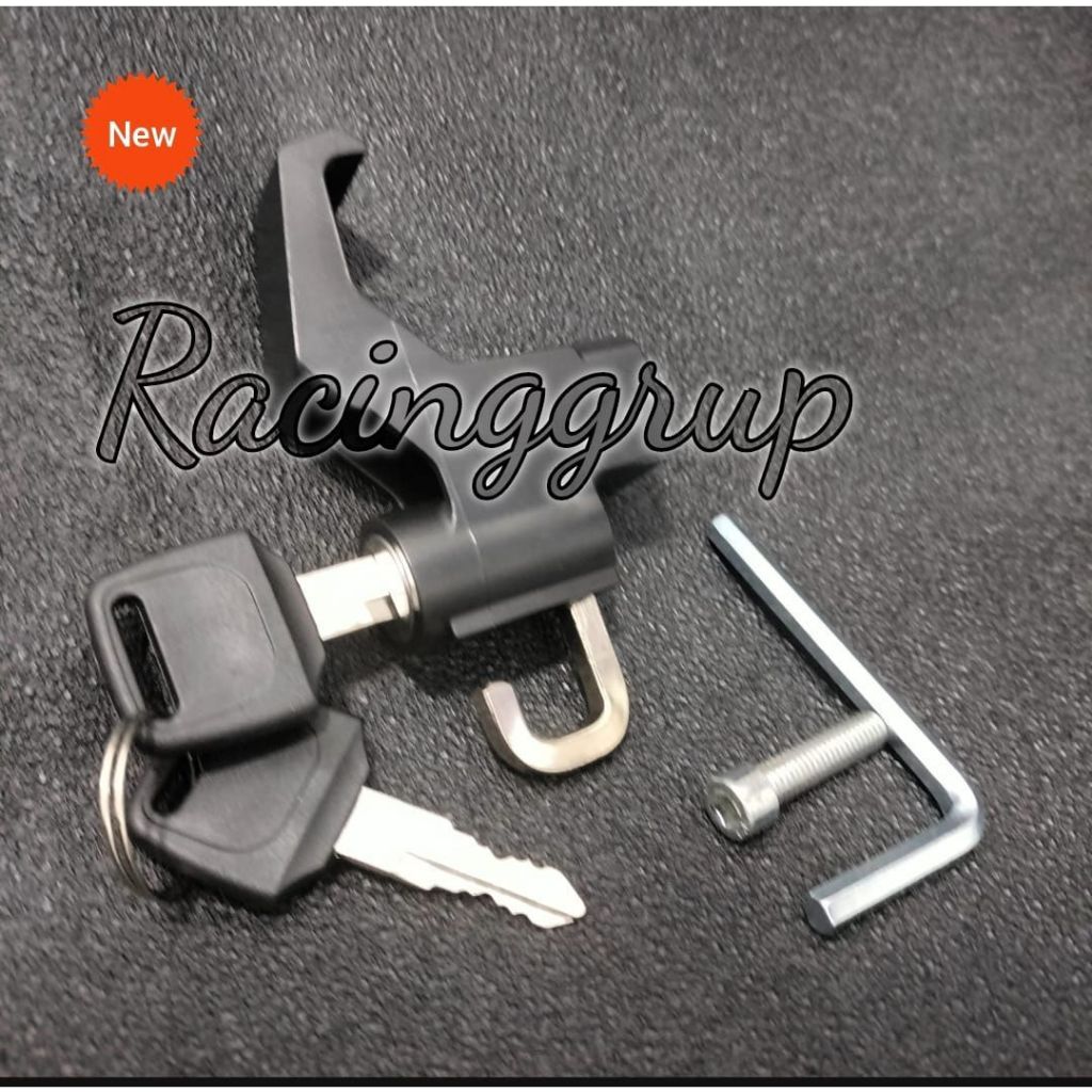 PROMO Gembok Helm Anti Maling Kunci Helm Motor Anti Kunci Pengaman Helm Motor Helm Motor Anda Dengan
