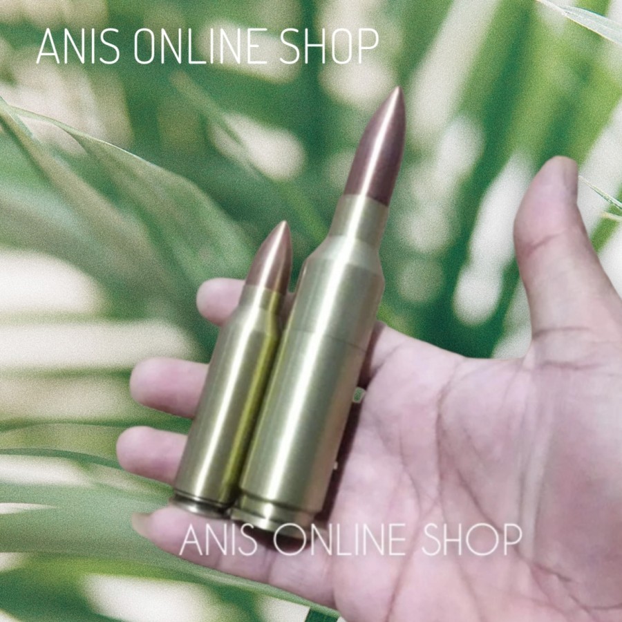 Korek Api Gas Unik Model Peluru / Korek Peluru Single Lighter Bara