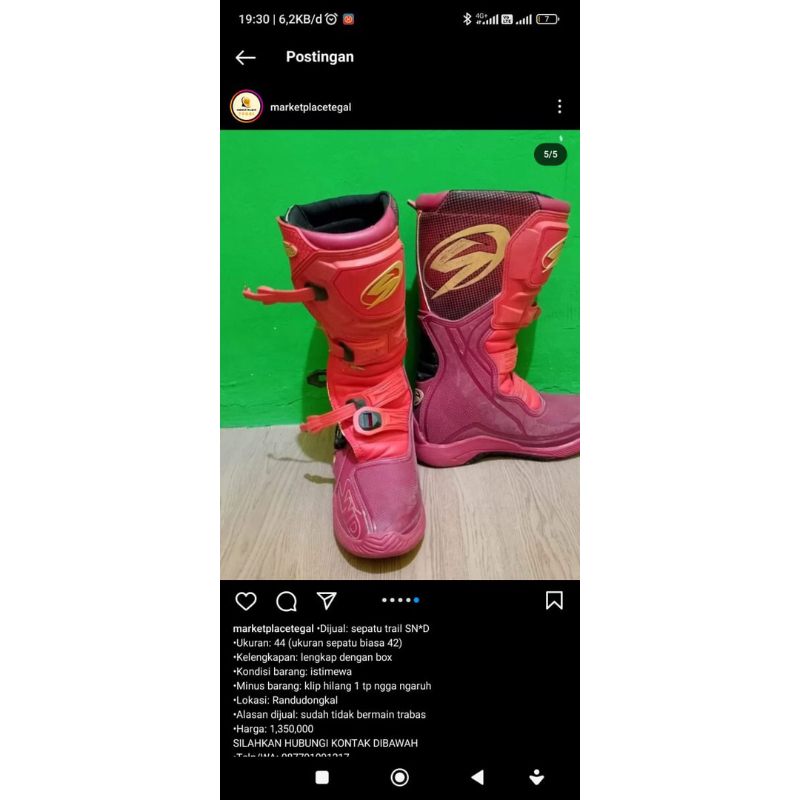 SEPATU TRAIL TRABAS SND ORIGINAL TRACK SND SIDI CROSS