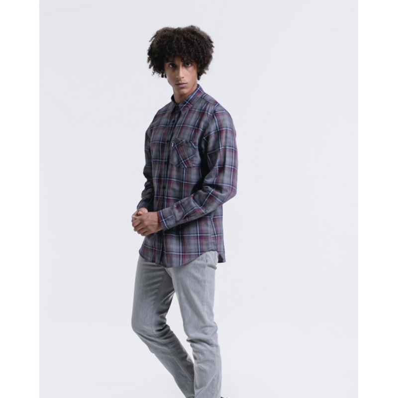 kemeja 3second pria original 6772888