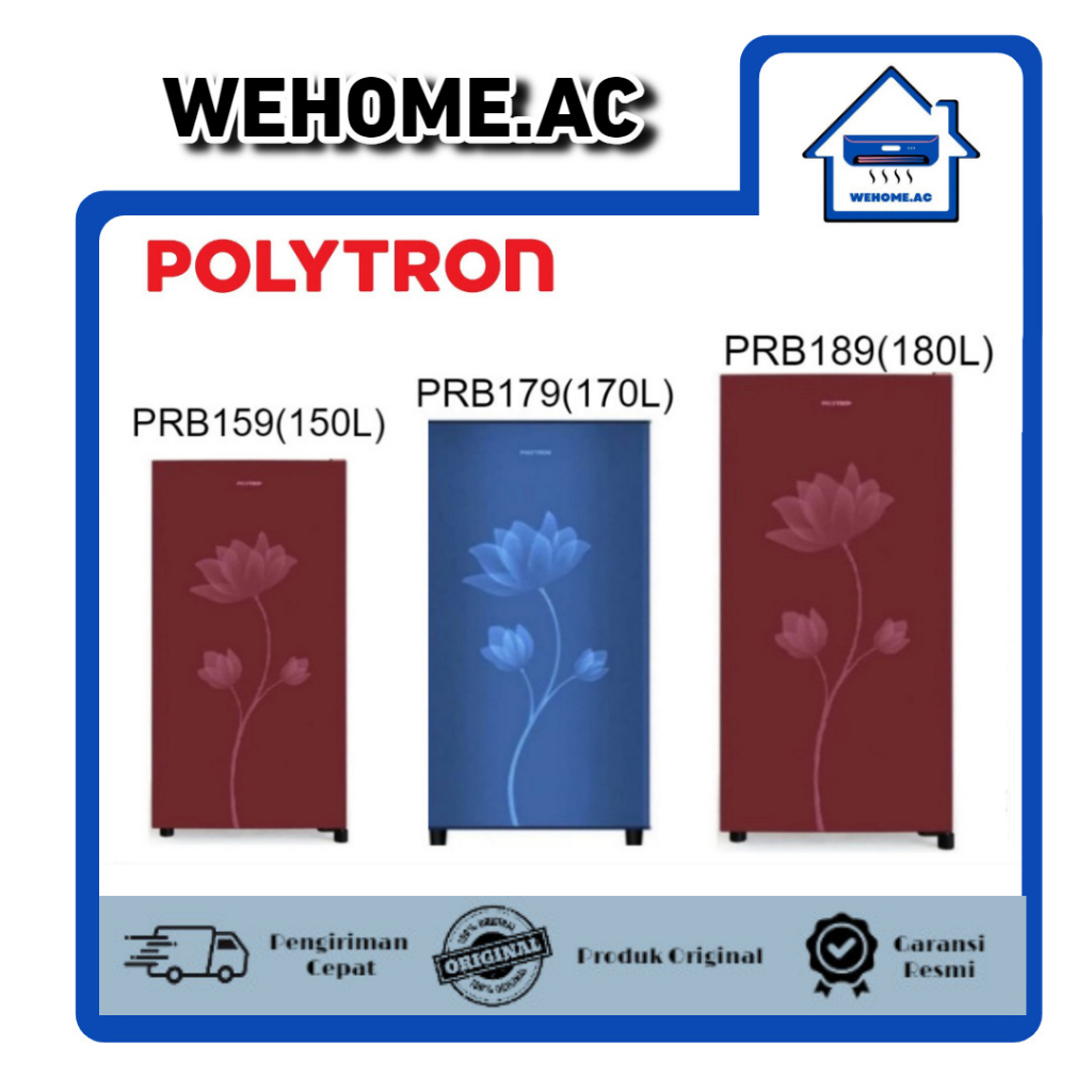 Kulkas Polytron 1 Pintu PRB159 / PRB179 / PRB189 Kulkas 1 Pintu Polytron Kulkas Satu Pintu