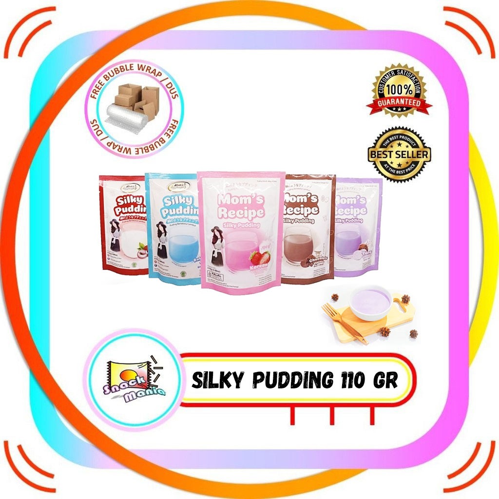 

Silky Tepung Pudding Forisa Mom's Recipe 110g PUYO POUCH Puding Dessert Agar