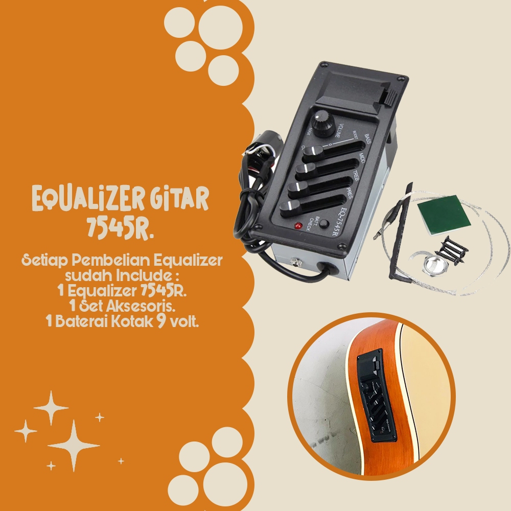 Equalizer Gitar 7545R