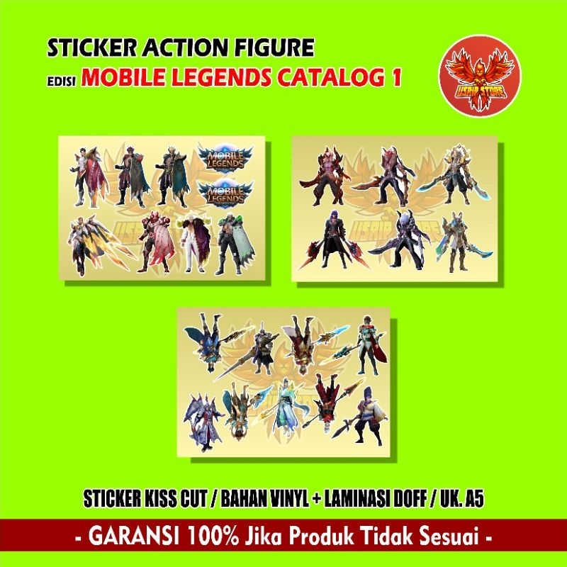 Stiker Pack Action Figure - Mobile Legend Part 1