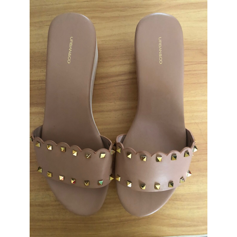 Sandal Wedges Coklat Urban n Co