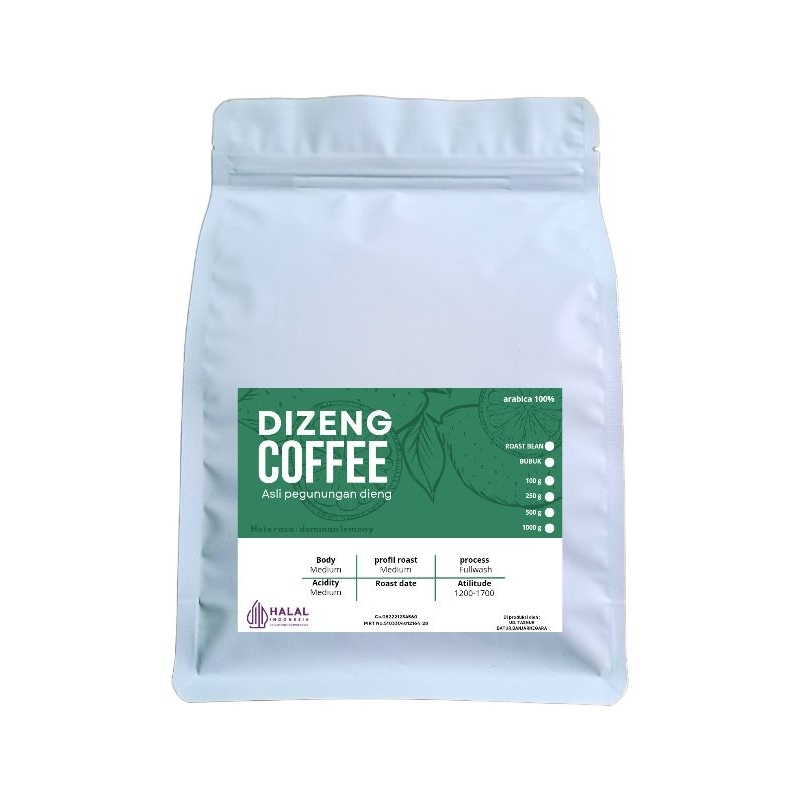 

KOPI ARABICA DIENG ISI 1000 GRAM