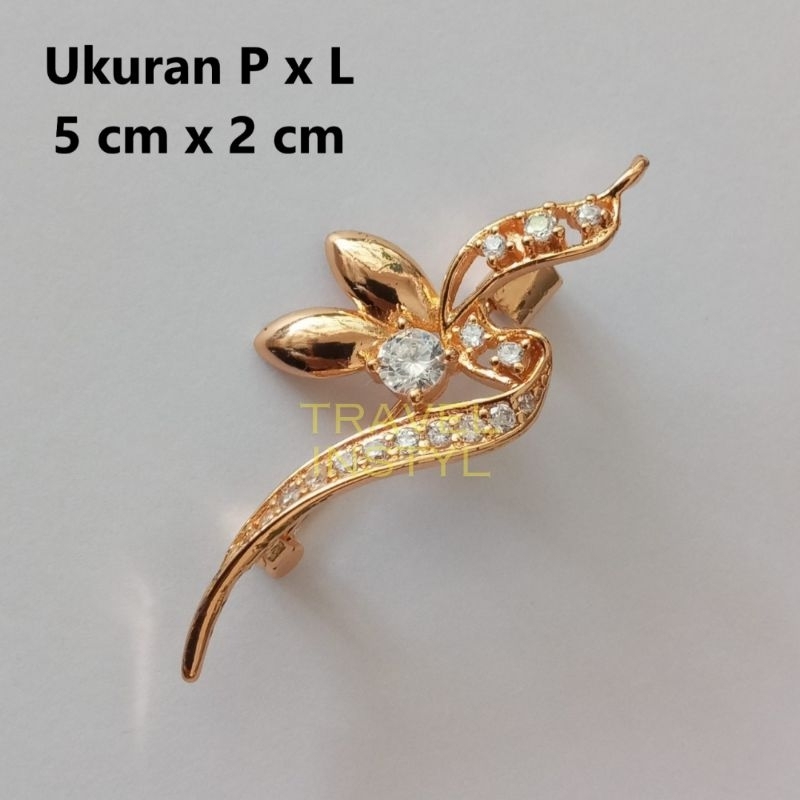 Bross Hijab Cantik - Bross Elegant - pin hijab - bross kebaya