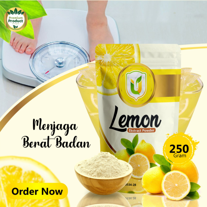 

Bubuk Ekstrak Lemon 250 gr Usybah - Nikmati Minuman Diet yang Segar dan Sehat