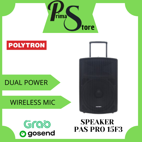 Polytron Paspro 15F3 15 inch Pas Pro 15F3 Wireless Speaker