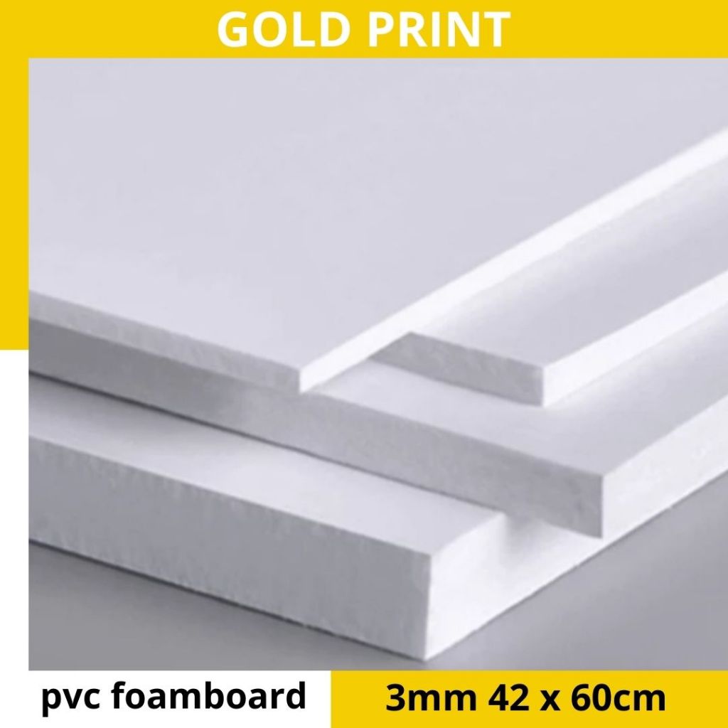 

PVC Foamboard 3mm x 42 x 60cm