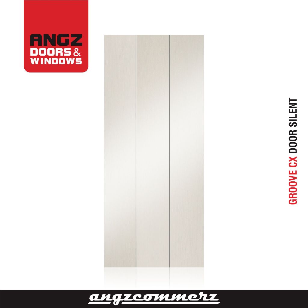 ANGZDORR Pintu Kayu HDF Honeycomb Groove