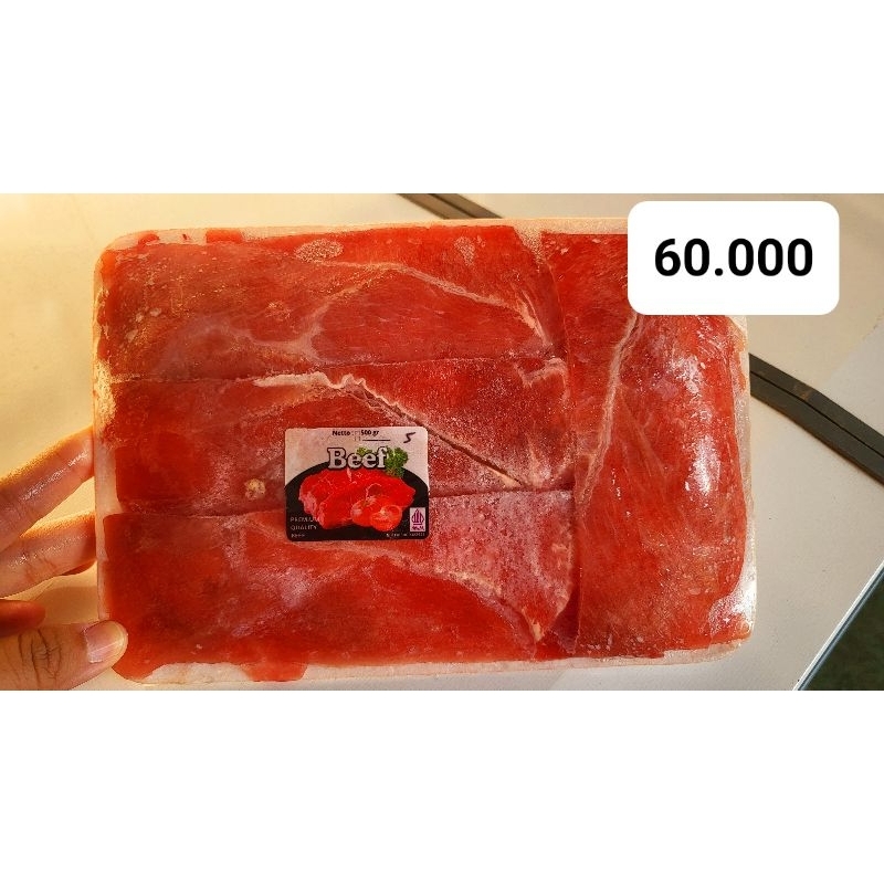

Beef Slice non fat/ daging tanpa lemak