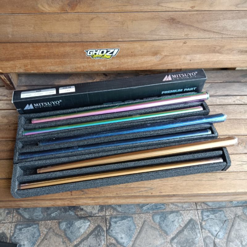 AS SHOCK RX KING gold, biru, rainbow