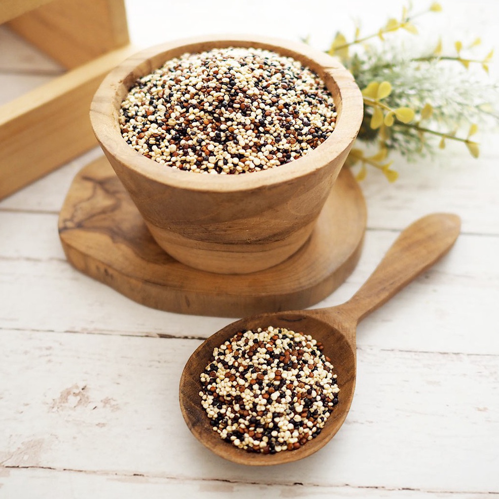 

PROMO ALE Tricolour Quinoa organik Quinoa Hitam Putih Merah 1g