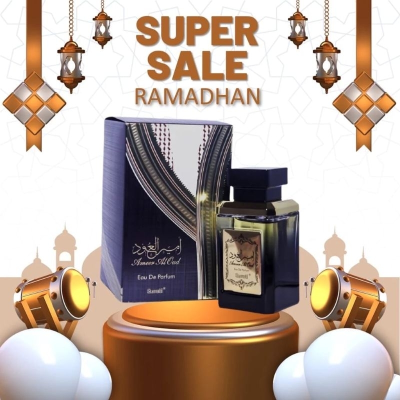 SURRATI ORIGINAL IMPORT SAUDI AMEER AL OUD 100ML