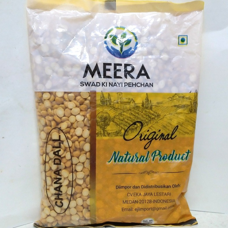 

CHANA DALL MEERA 500G/ Channa Dal / Kacang Lentils Impor India