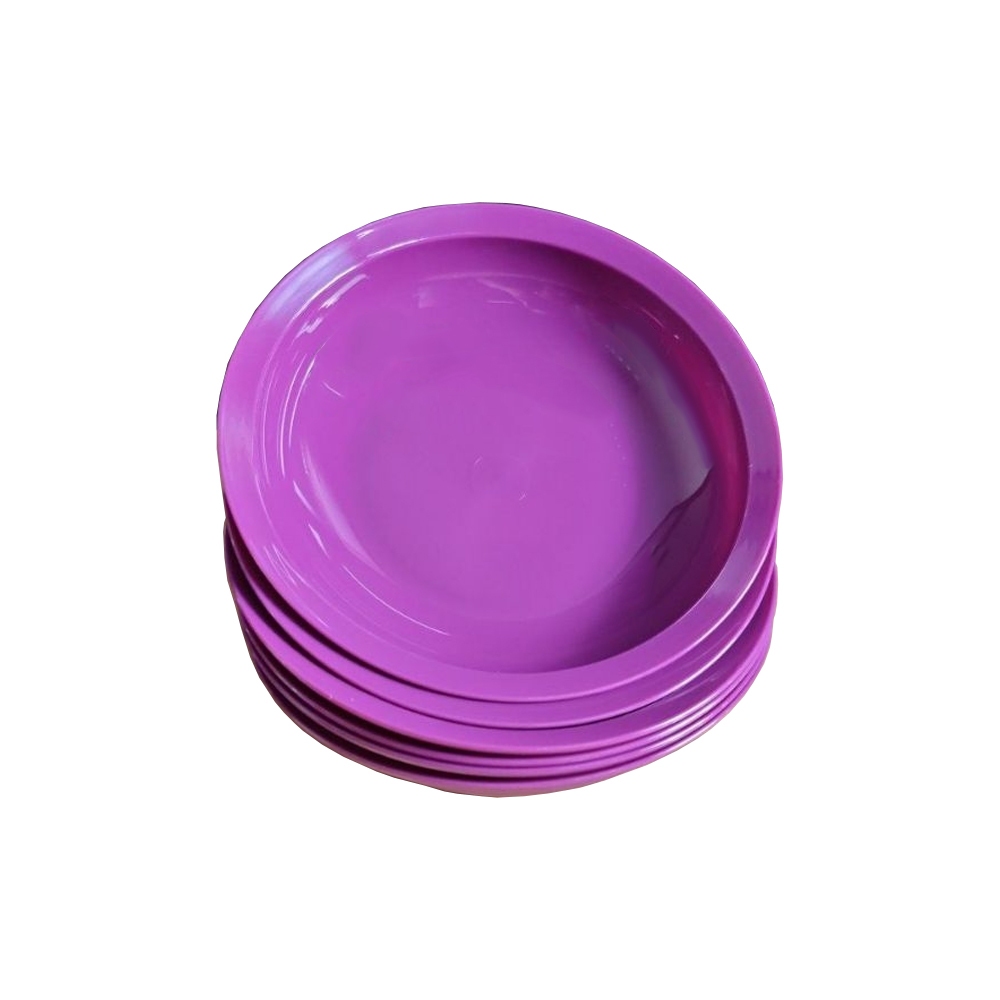 Tupperware Crescendo Plate Ungu 4pcs