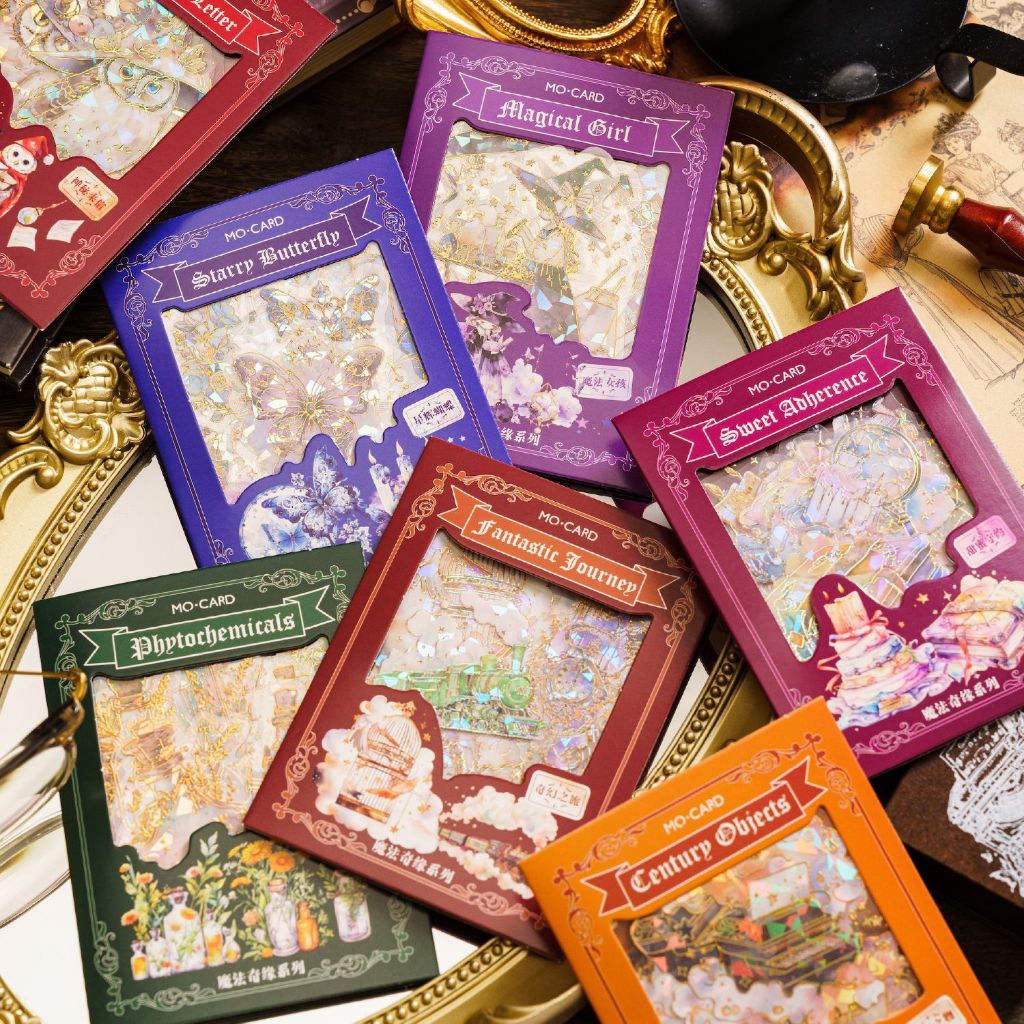 

[HARU] Magic & Romance Series Stickers Pack Stiker Dekorasi Vintage Scrapbook