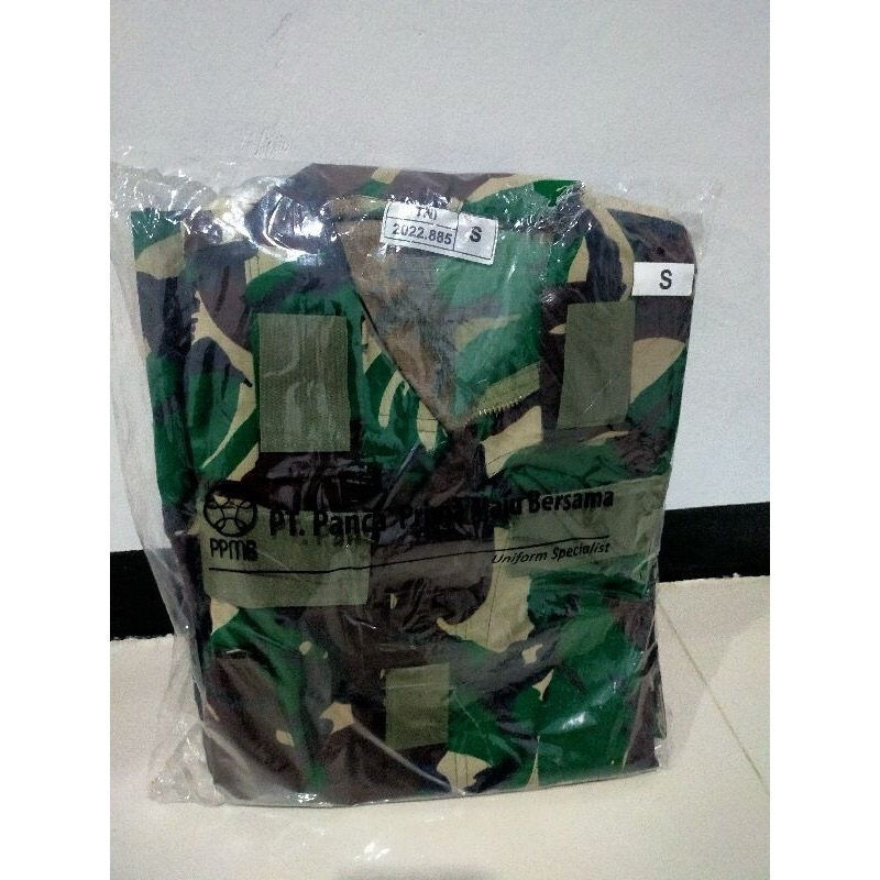 baju pdl panca prima saku miring jatah tni terbaru / baju pdl tni