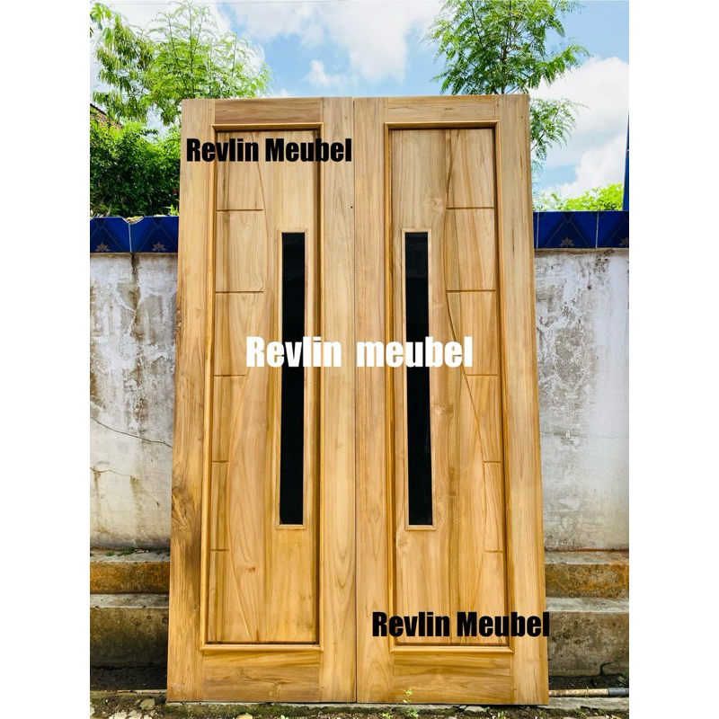Pintu utama minimalis kuputarung + Kusen