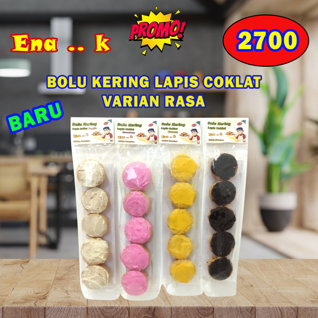 

Bolu Kering Enak Bolu kering Viral Bolu Kering Lapis Coklat varian rasa