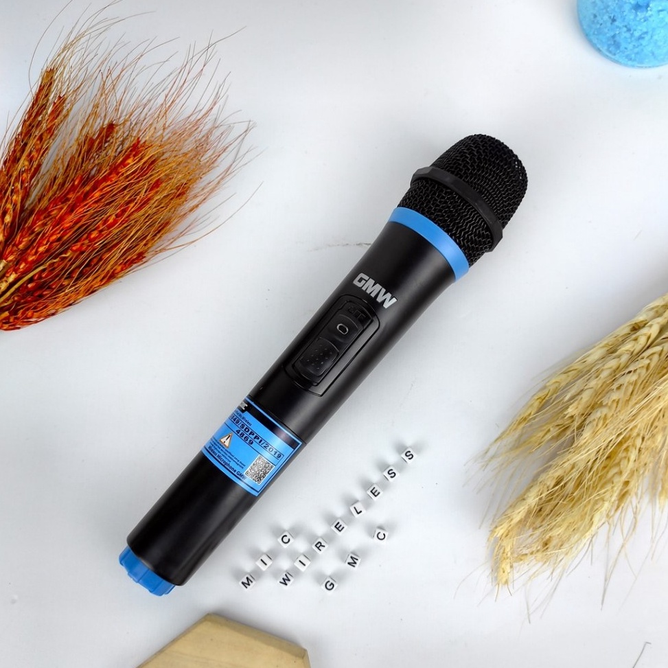 Mic Wireless GMC KHUSUS UNTUK SPEAKER GMC 1Pcs Microphone Professional Karaoke Type 897 Q R S P H E 