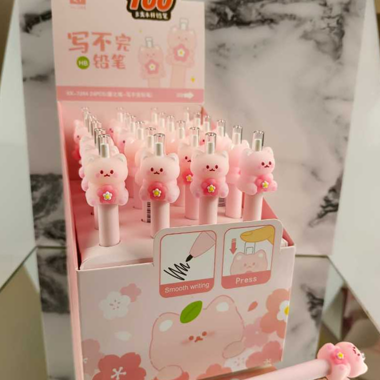 

Pensil Eternal Premium Cat In Bloom / Pensil Terbaru Tanpa Isi Tanpa Rautan/ Karakter Lucu 3D