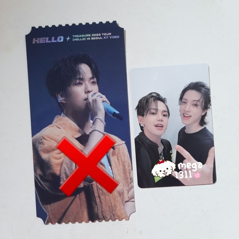 TREASURE POB UNIT YGS KIT REBOOT HYUNSUK JUNGHWAN