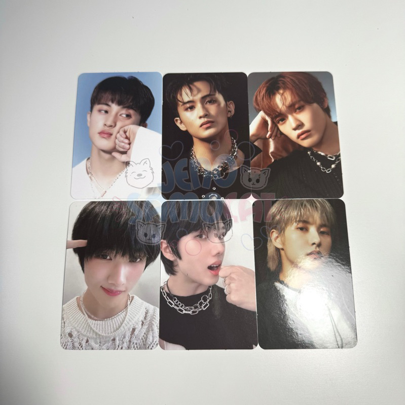 pc trading card sg24 Mark set, Jisung set, Chenle Renjun