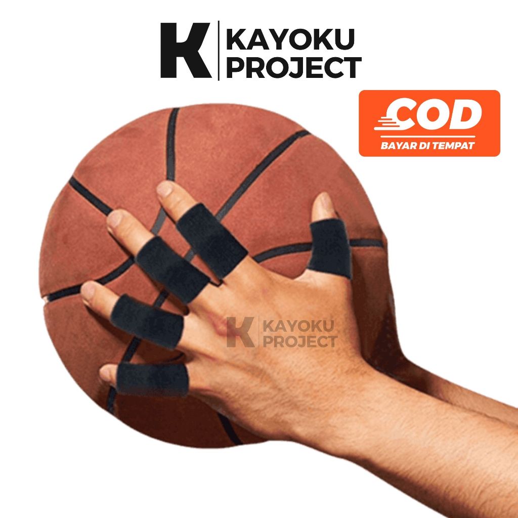 Finger Support Finger Tape Pelindung Jari Deker Jari Karet Jari tangan/ Kiper Futsal Basket
